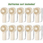10-100PC Handheld Fans With Gift Cards & Bags
