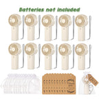 10-100PC Handheld Fans With Gift Cards & Bags