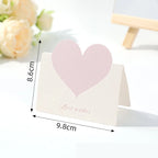 100PC Love Heart Card with Envelope