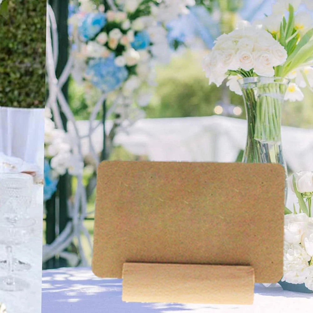 20/40/60/100PC Wood Place Card Holders