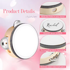 10-60PC 4/6/8Inch Wooden Handheld Tambourines Drums with Jingles