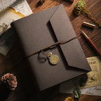 DIY Retro Leather Memory Book Photo Album