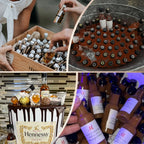 30-100PC Mini Liquor Bottles with Funnels