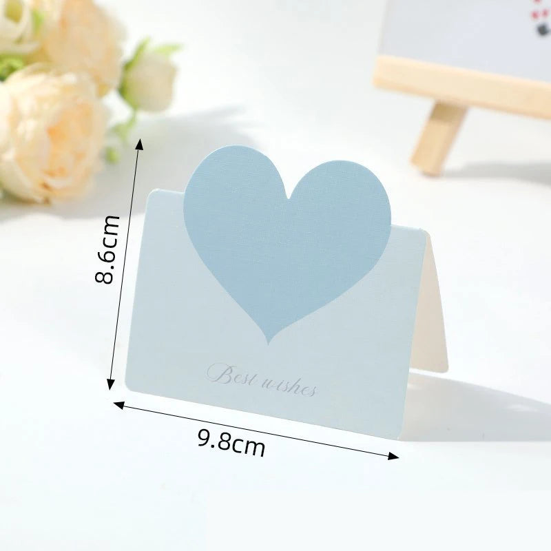 100PC Love Heart Card with Envelope