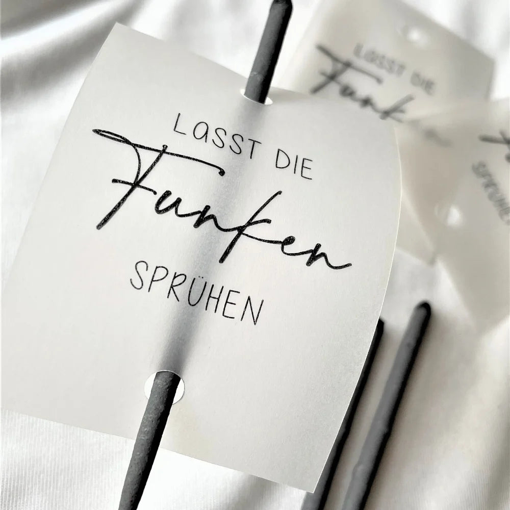Personalised Sparkler Tags Labels