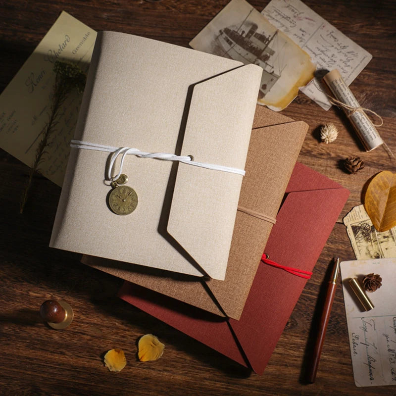 DIY Retro Leather Memory Book Photo Album