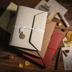 DIY Retro Leather Memory Book Photo Album