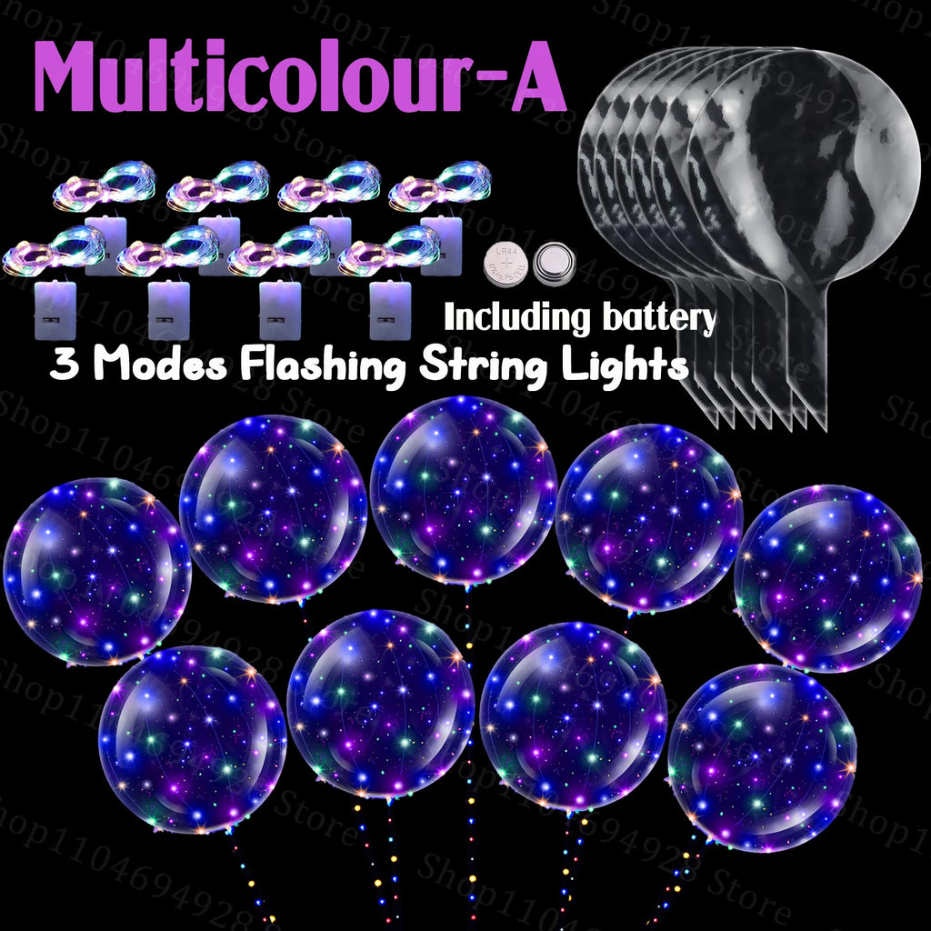 Light-Up Led Clear Balloons