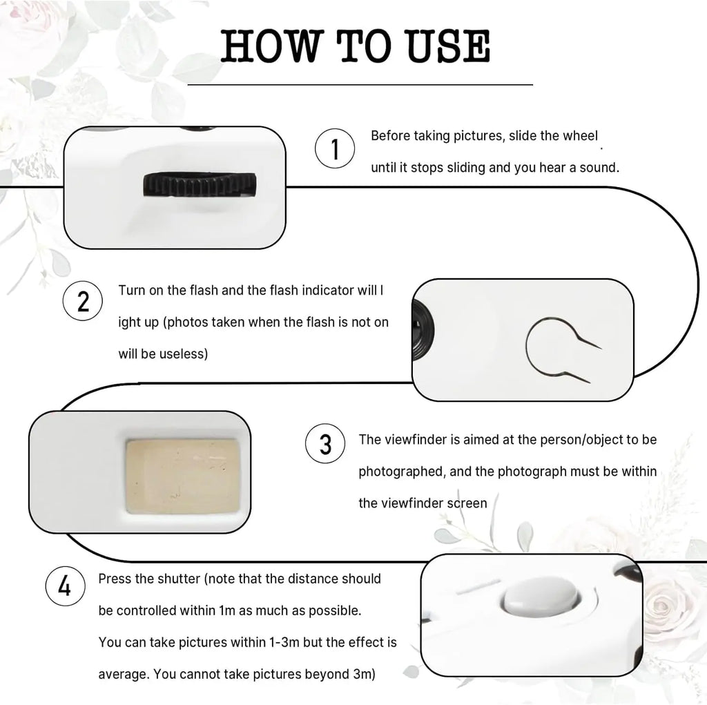 12 Disposable Camera Film Single Use With Flash (17 Photos)