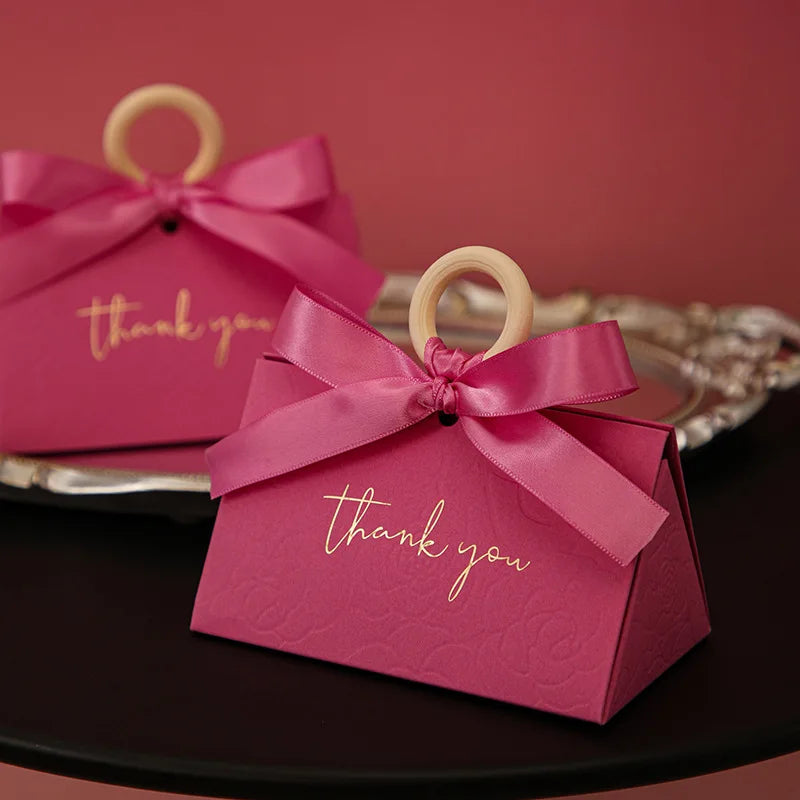 10PC "Thank You" Gift Box With Bow