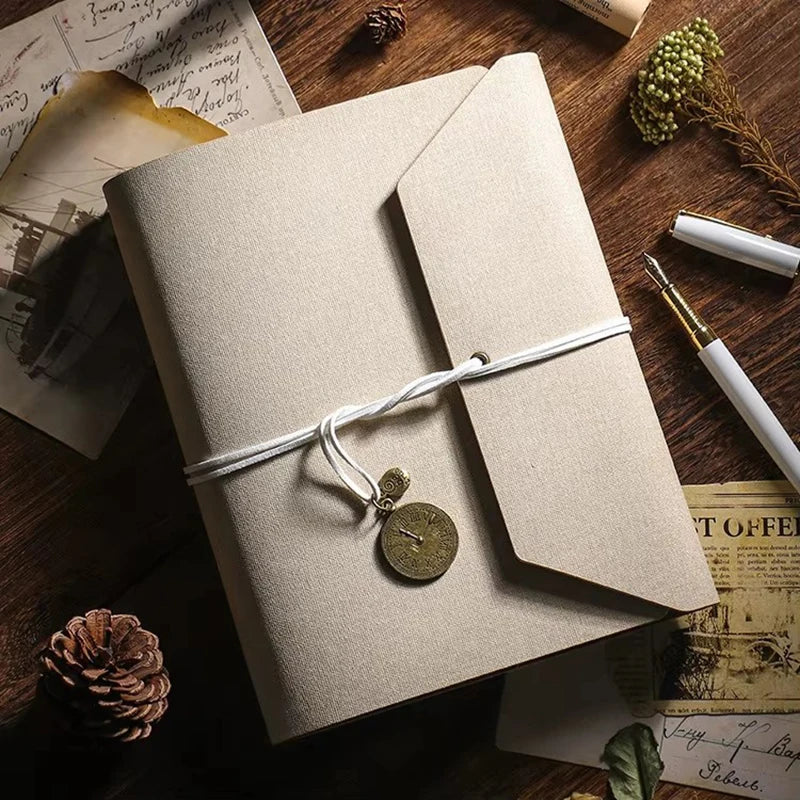 DIY Retro Leather Memory Book Photo Album