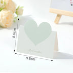 100PC Love Heart Card with Envelope