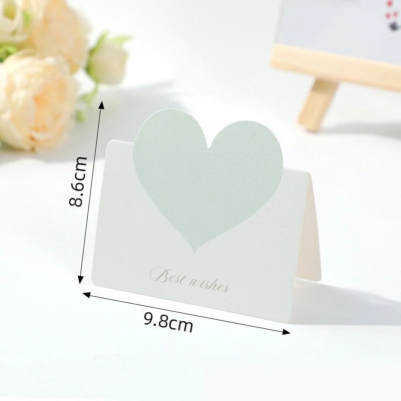 100PC Love Heart Card with Envelope