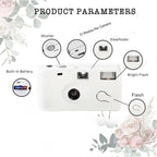 12 Disposable Camera Film Single Use With Flash (17 Photos)