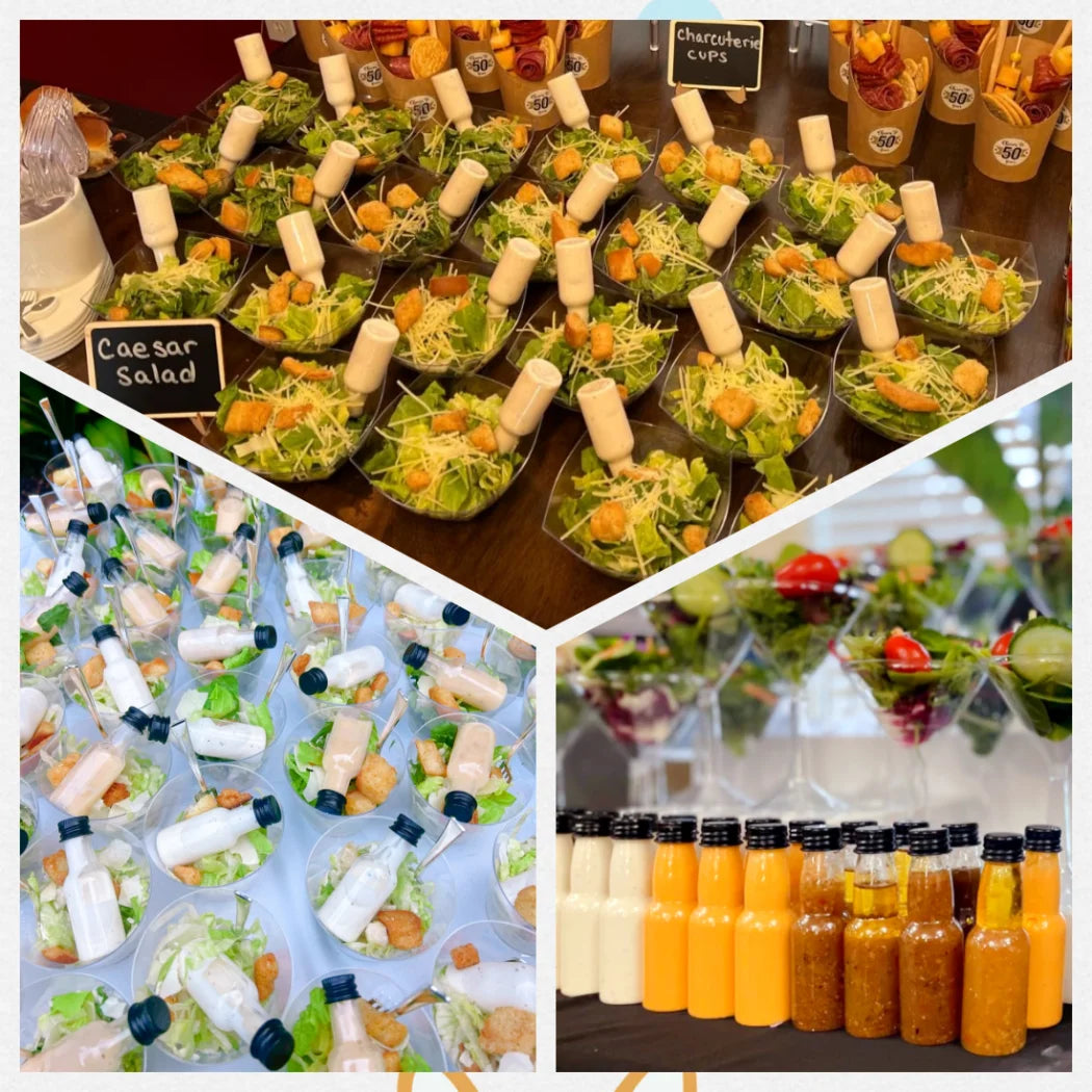 30-100PC Mini Liquor Bottles with Funnels