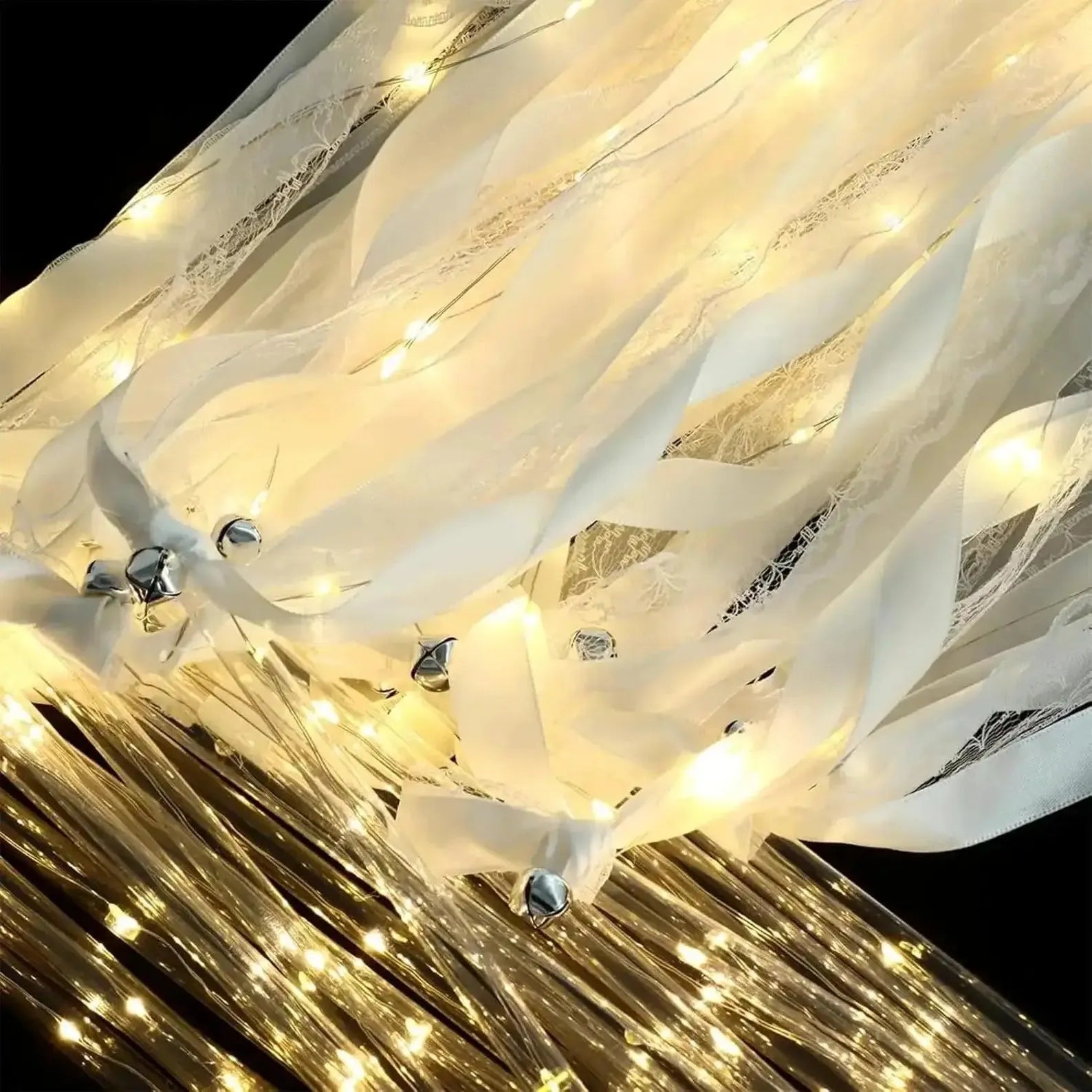 Light-Up LED Ribbons Wands Streamers Sticks with Bells