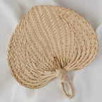 Natural Raffia Fans
